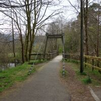 Accessible riverside dog walk and free parking, Scotland - Dog walks and refreshments on the A84