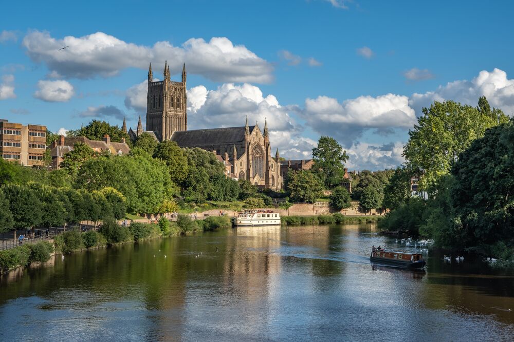 River Severn and cathedral-shutterstock