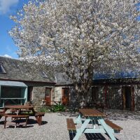 Falling down a Mountain Cafe, Scotland - Dog-friendly cafe near Laggan