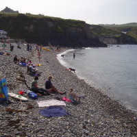 Abereiddy dog friendly beach, Pembrokeshire, Wales - Dog walks in Wales