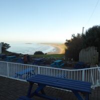 Rhossili dog-friendly beach, Gower Peninsula, Wales - Dog walk on the Gower