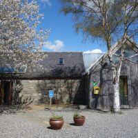 Falling down a Mountain Cafe, Scotland - Dog-friendly cafe near Laggan
