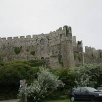 Manorbier dog-friendly beach, Pembrokeshire, Wales - Wales dog-friendly beach and dog walk